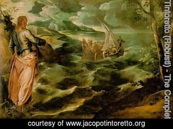Jacopo Tintoretto (Robusti) - Christ at the Sea of Galilee c. 1575-80