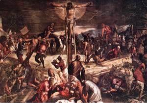 Jacopo Tintoretto (Robusti) - Crucifixion (detail) 1565