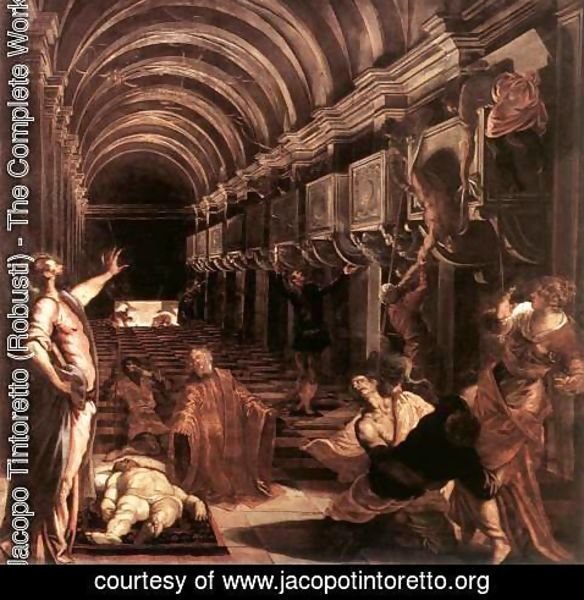 Jacopo Tintoretto (Robusti) - The Discovery of St Mark's Body 1562-66