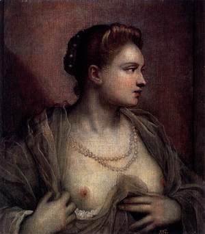 Portrait of a Woman Revealing her Breasts c. 1570