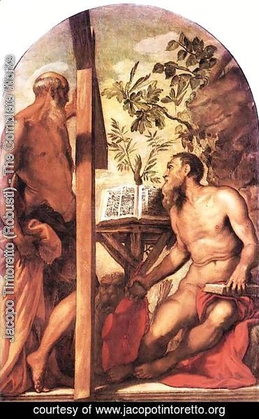 St Jerome and St Andrew c. 1552