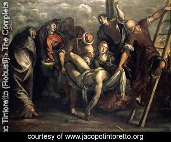 Jacopo Tintoretto (Robusti) - The Deposition 1557-59
