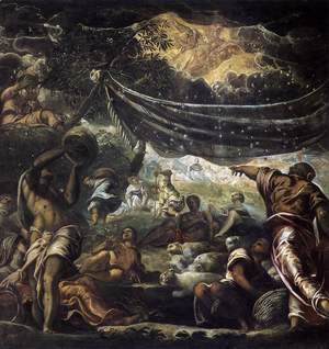 Jacopo Tintoretto (Robusti) - The Miracle of Manna 1577