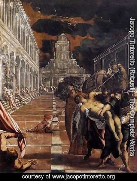 Jacopo Tintoretto (Robusti) - The Stealing of the Dead Body of St Mark 1562-66