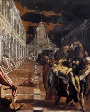 Jacopo Tintoretto (Robusti) - The Stealing of the Dead Body of St Mark 1562-66