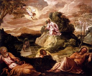 Jacopo Tintoretto (Robusti) - Agony In The Garden