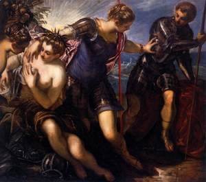 Jacopo Tintoretto (Robusti) - Minerva Repelling Mars, 1578
