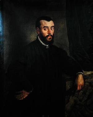 Jacopo Tintoretto (Robusti) - Portrait of Andreas Vesalius 1514-64