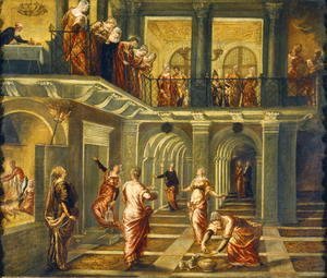 Jacopo Tintoretto (Robusti) - The Parable of the Wise and Foolish Virgins