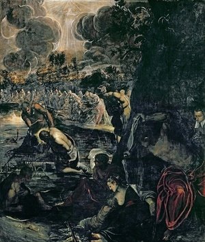 Jacopo Tintoretto (Robusti) - The Baptism of Christ 2