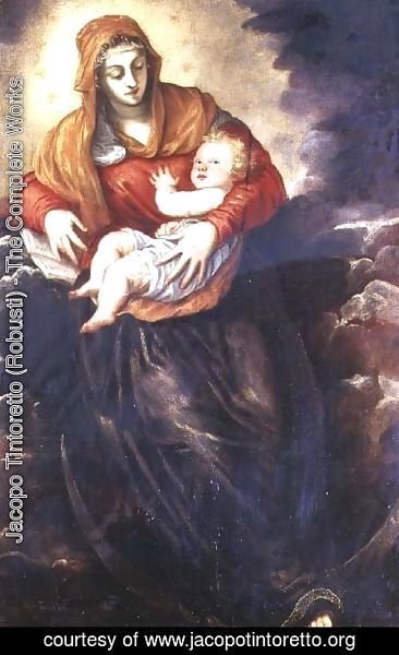 Jacopo Tintoretto (Robusti) - Madonna and Child