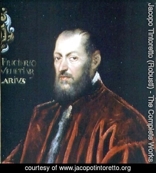 Jacopo Tintoretto (Robusti) - Portrait of Andrea Frizier, Grand Chancellor of Venice