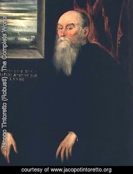Jacopo Tintoretto (Robusti) - Portrait of Vincenzo Zeno