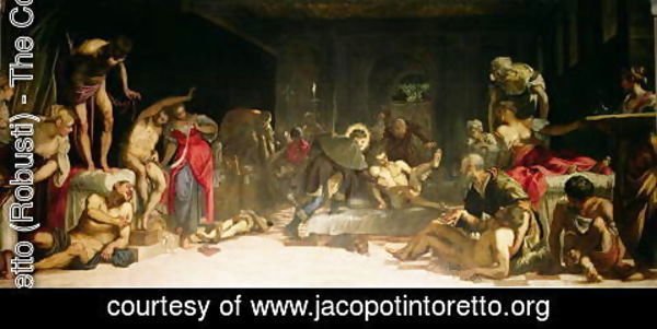Jacopo Tintoretto (Robusti) - St. Roch Curing the Plague