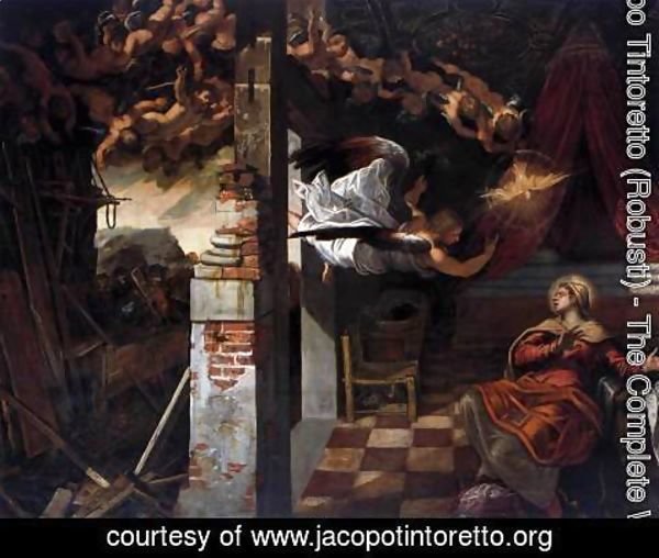 Jacopo Tintoretto (Robusti) - The Annunciation 2