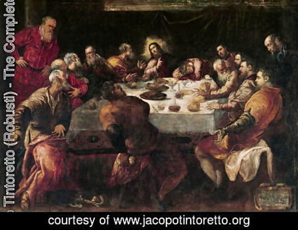 Jacopo Tintoretto (Robusti) - The Last Supper 6