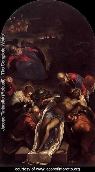 Jacopo Tintoretto (Robusti) - Entombment