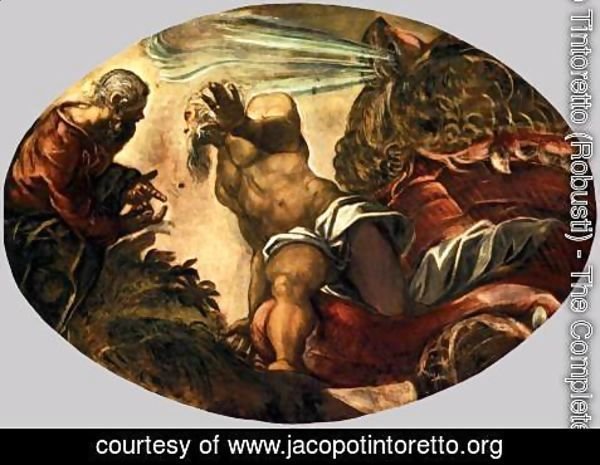Jacopo Tintoretto (Robusti) - Jonah Leaves the Whale's Belly