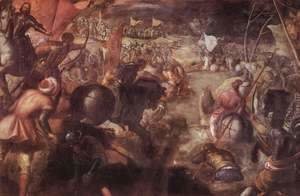 Jacopo Tintoretto (Robusti) - The Battle of Taro