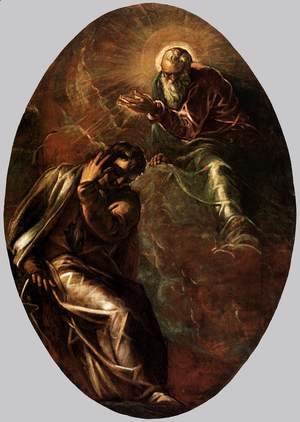 Jacopo Tintoretto (Robusti) - The Eternal Father Appears to Moses