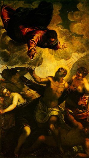 Jacopo Tintoretto (Robusti) - The Temptation of St Anthony