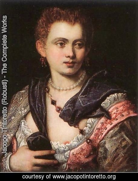 Jacopo Tintoretto (Robusti) - Veronica Franco