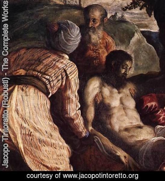 Jacopo Tintoretto (Robusti) - Christ Carried to the Tomb (detail)
