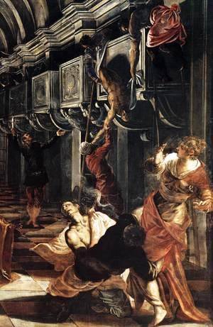 Jacopo Tintoretto (Robusti) - St Mark Working Many Miracles (detail)