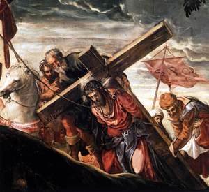 Jacopo Tintoretto (Robusti) - The Ascent to Calvary (detail)