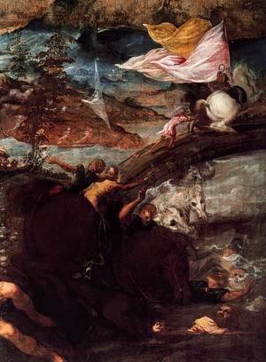 Jacopo Tintoretto (Robusti) - The Conversion of Saul (detail)
