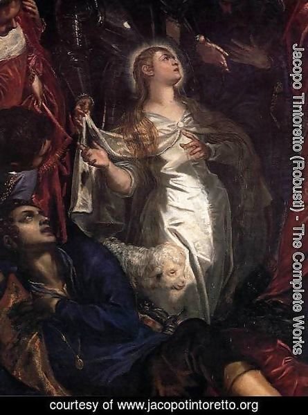 Jacopo Tintoretto (Robusti) - The Miracle of St Agnes (detail)
