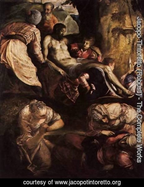 Jacopo Tintoretto (Robusti) - Christ Carried to the Tomb