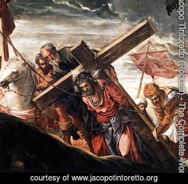 Jacopo Tintoretto (Robusti) - The Ascent to Calvary (detail) 2