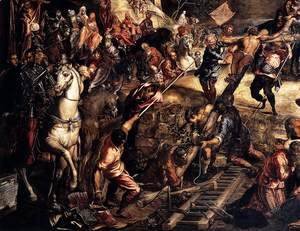 Jacopo Tintoretto (Robusti) - The Crucifixion (detail)