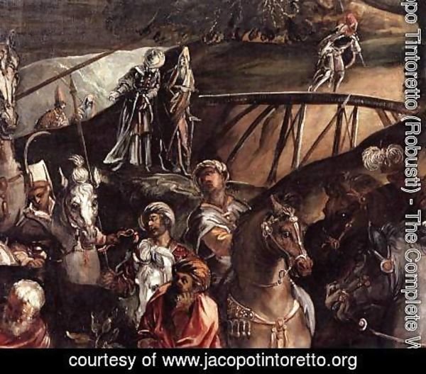 Jacopo Tintoretto (Robusti) - The Crucifixion (detail) 6