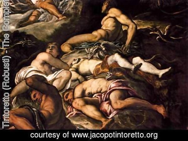 Jacopo Tintoretto (Robusti) - The Brazen Serpent (detail) 2