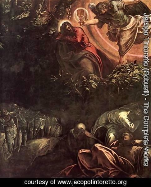Jacopo Tintoretto (Robusti) - The Prayer in the Garden (detail) 3