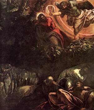 Jacopo Tintoretto (Robusti) - The Prayer in the Garden (detail) 3