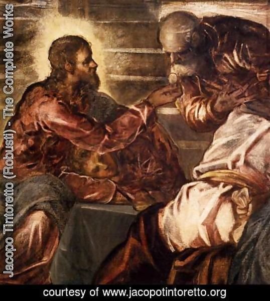 Jacopo Tintoretto (Robusti) - The Last Supper (detail) 2