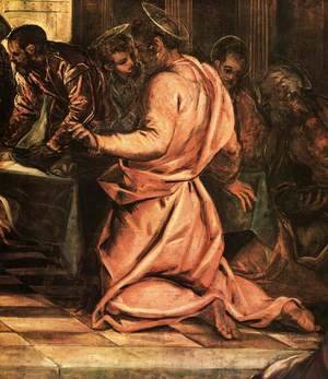 Jacopo Tintoretto (Robusti) - The Last Supper (detail) 3