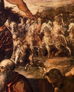 Jacopo Tintoretto (Robusti) - The Adoration of the Magi (detail)