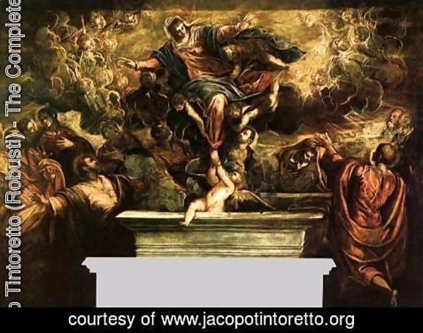 Jacopo Tintoretto (Robusti) - The Assumption of the Virgin 2