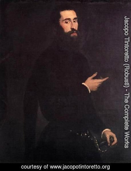 Jacopo Tintoretto (Robusti) - Portrait of a Genoese Nobleman 2