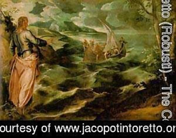 Jacopo Tintoretto (Robusti) - Christ At The Sea Of Galilee 1575-80