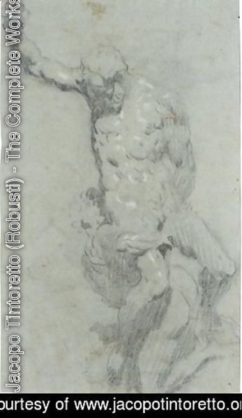 Jacopo Tintoretto (Robusti) - Samson Fighting The Philistines
