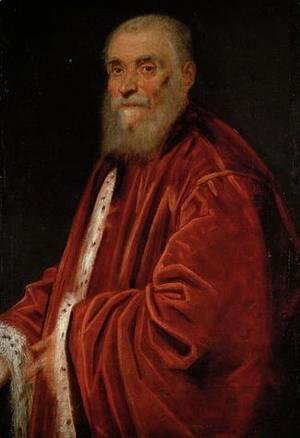Jacopo Tintoretto (Robusti) - Portrait of Senator Marco Grimani