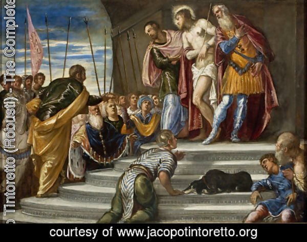 Jacopo Tintoretto (Robusti) - Ecce Homo(Pontius Pilate Presenting Christ to the Crowd)