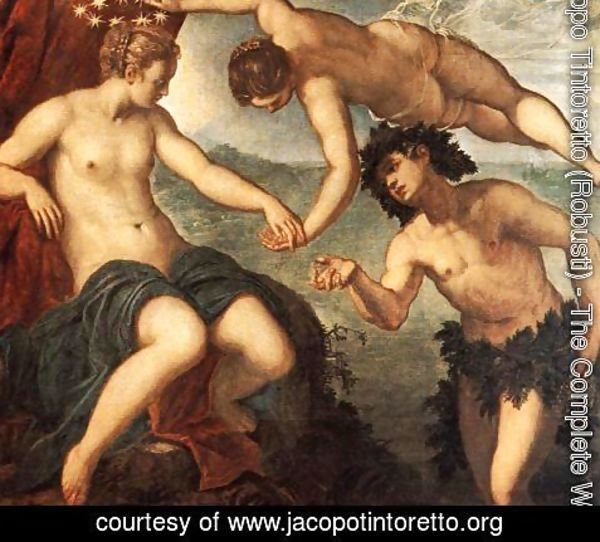 Jacopo Tintoretto (Robusti) - Ariadne, Venus and Bacchus 1576