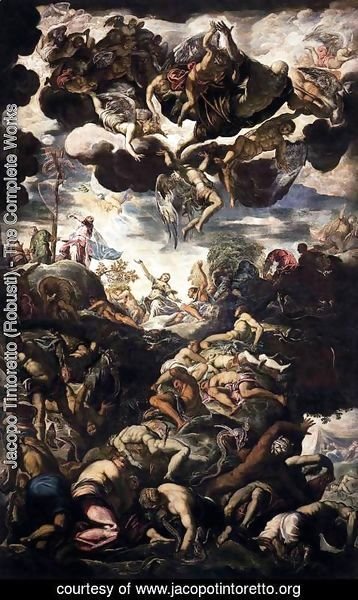 Jacopo Tintoretto (Robusti) - Brazen Serpent 1575-76