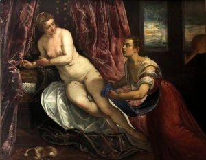 Jacopo Tintoretto (Robusti) - Danae 1580
